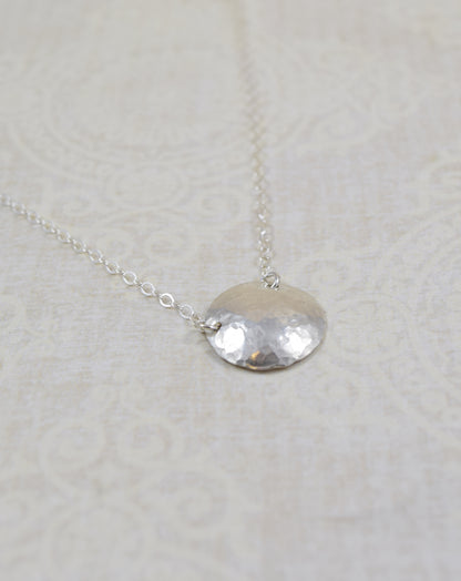 Cadence Silver Circle Necklace - Cloverleaf Jewelry
