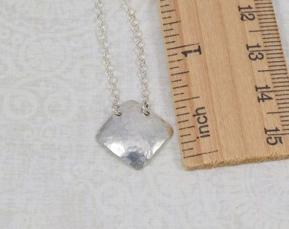 Cadence Silver Diamond Necklace - Cloverleaf Jewelry