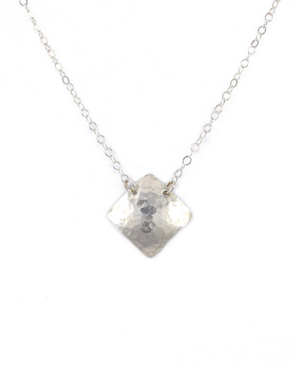 Cadence Silver Diamond Necklace - Cloverleaf Jewelry