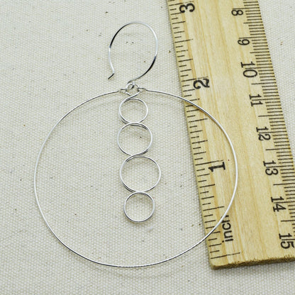 Caprice Silver Earrings - Cloverleaf Jewelry