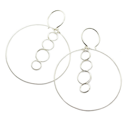 Caprice Silver Earrings - Cloverleaf Jewelry
