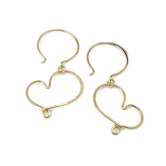 Cherish Gold Heart Earrings