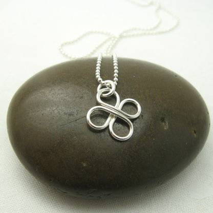Clover Silver Necklace - Cloverleaf Jewelry