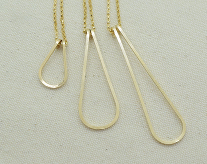Elan Gold Necklace - Cloverleaf Jewelry