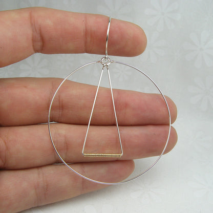 Elemental Silver Earrings - Cloverleaf Jewelry