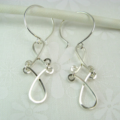 Enchant Silver Earrings - Cloverleaf Jewelry