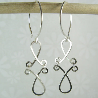 Enchant Silver Earrings - Cloverleaf Jewelry