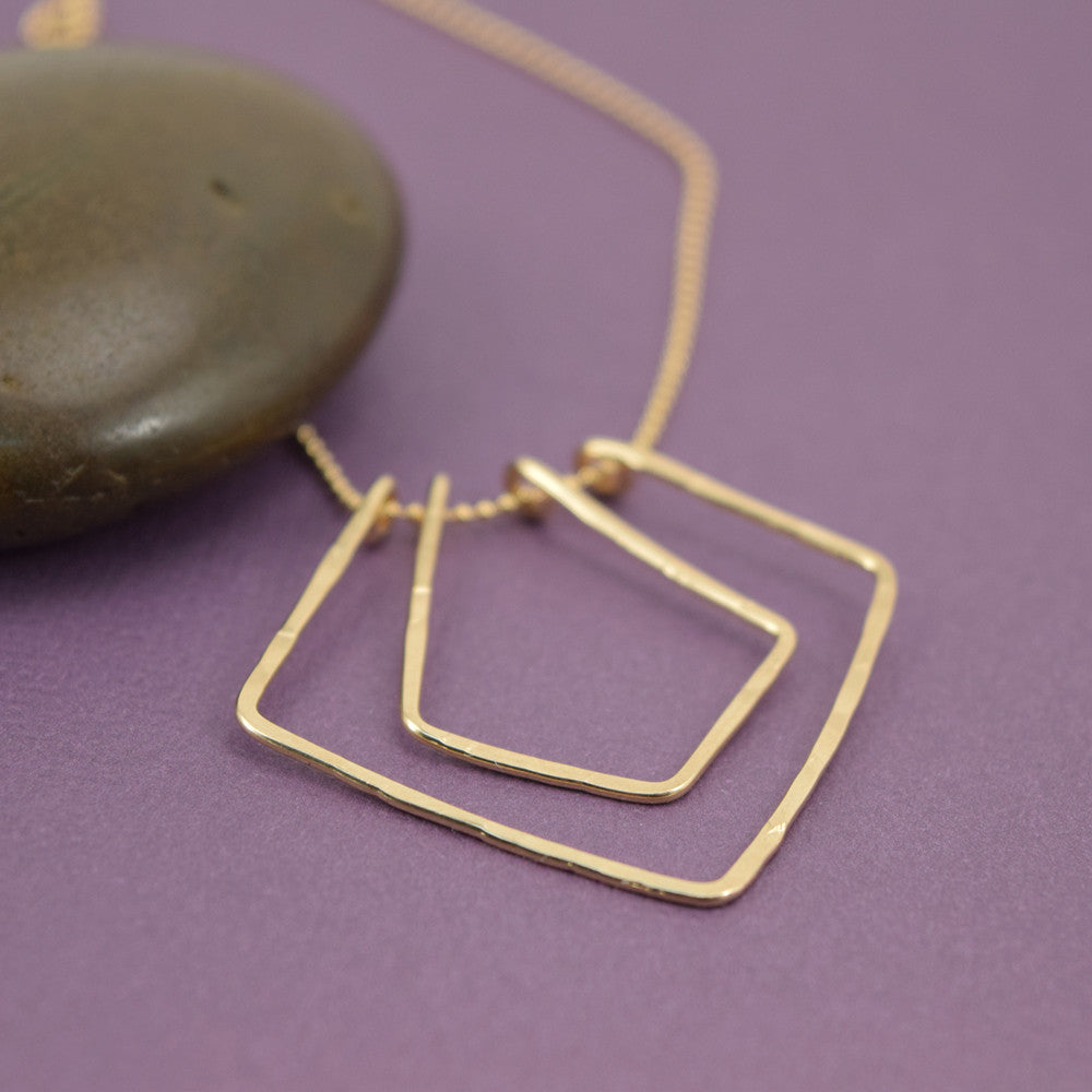 Geometric Gold Necklace