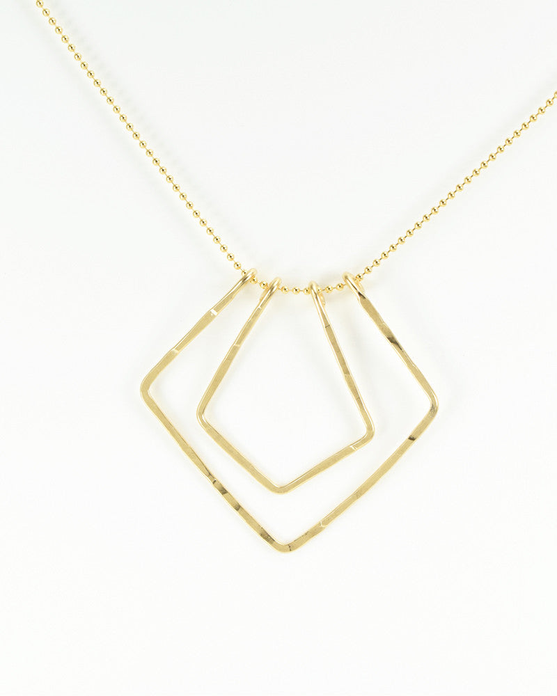 Geometric Gold Necklace