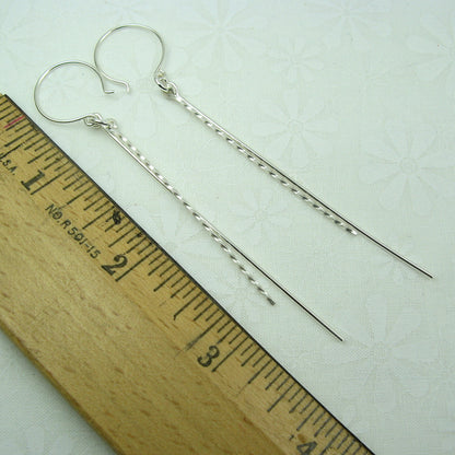 Icicles Silver and Gold Earrings - Cloverleaf Jewelry