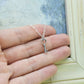 Silver Heart Key Charm Necklace