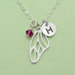 Sterling Silver Butterfly Wing Charm Necklace