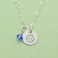 Silver Soccer Ball Charm Necklace