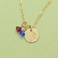 Gold Filled Basketball Charm Necklace