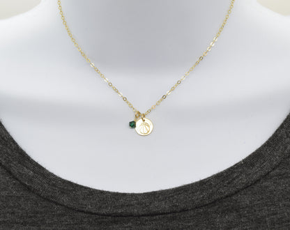 Gold Filled Basketball Charm Necklace - Cloverleaf Jewelry