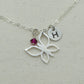 Sterling Silver Butterfly Charm Necklace