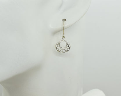 Sterling Silver Tiny Teardrop Earrings - Cloverleaf Jewelry
