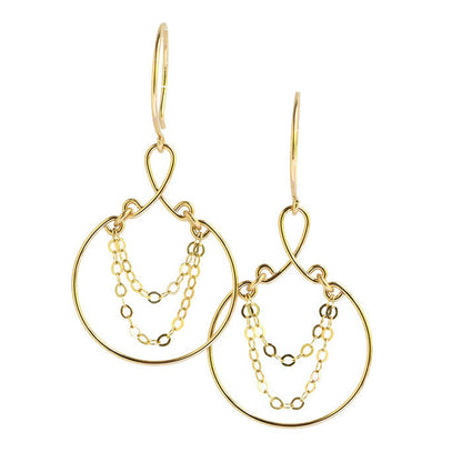 Jubilee Gold Earrings - Cloverleaf Jewelry