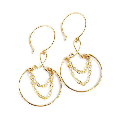 Jubilee Gold Earrings - Cloverleaf Jewelry