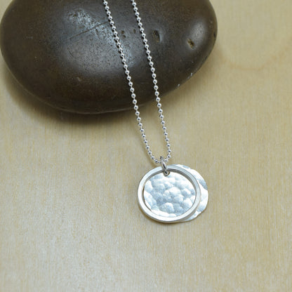 Kinetic Silver Necklace - Cloverleaf Jewelry