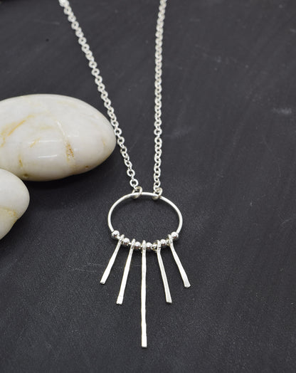 Lakota Silver Necklace - Cloverleaf Jewelry