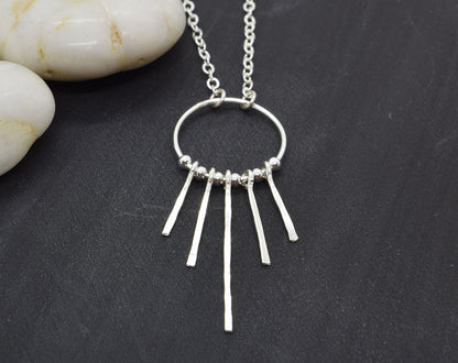Lakota Silver Necklace - Cloverleaf Jewelry