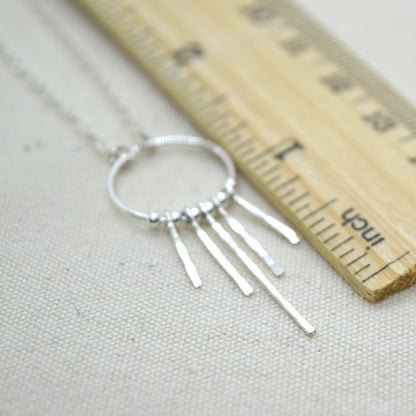 Lakota Silver Necklace - Cloverleaf Jewelry