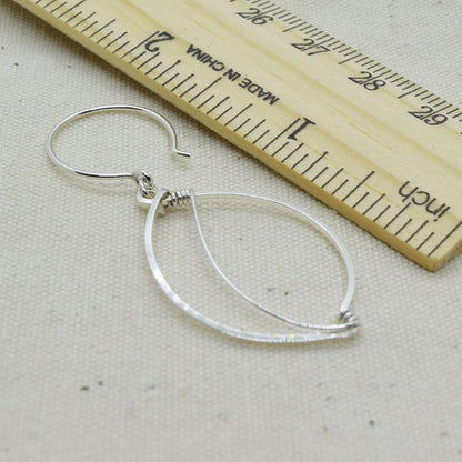 Leaves Silver Earrings - Cloverleaf Jewelry