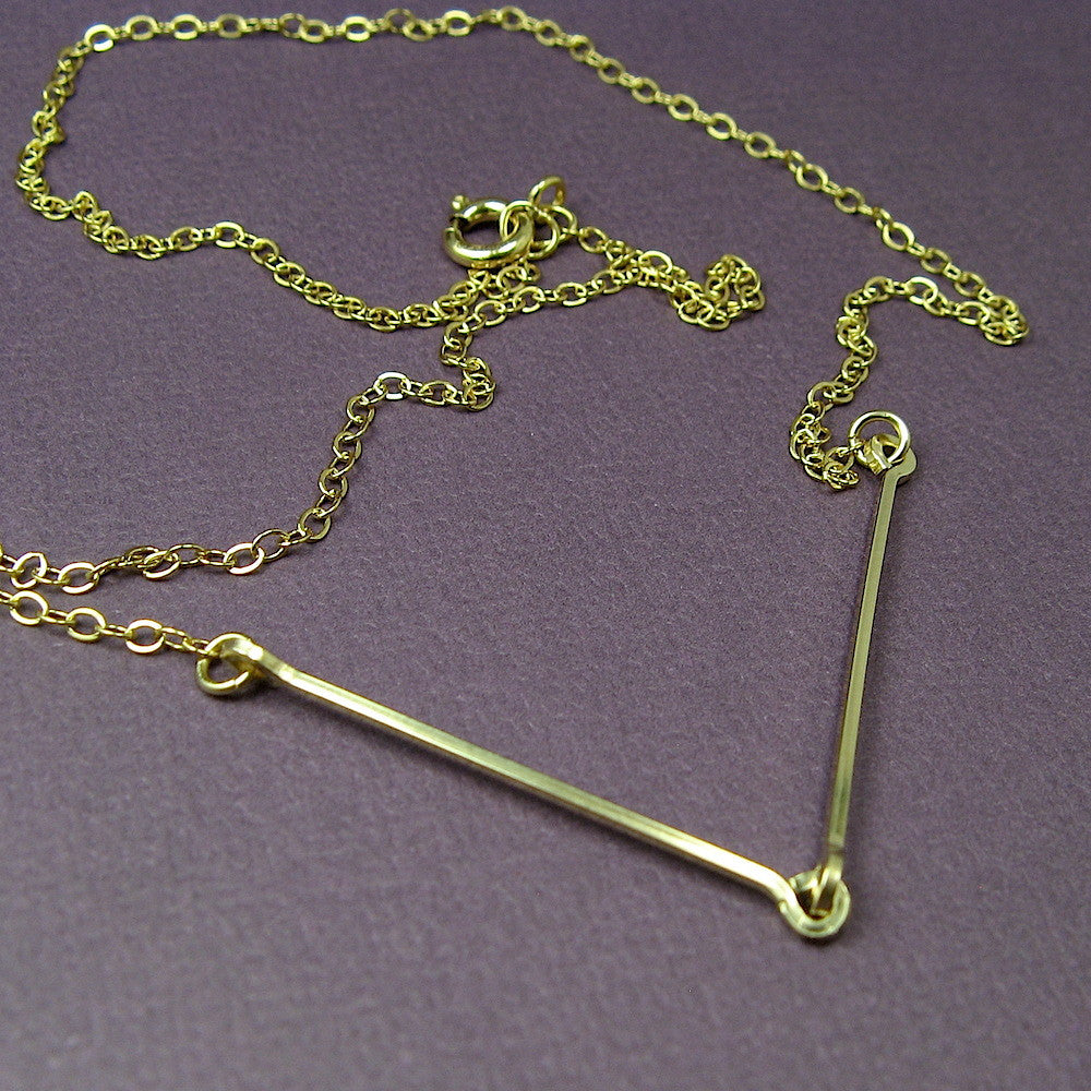 Linked Gold Necklace