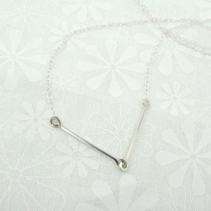 Linked Silver Necklace - Cloverleaf Jewelry
