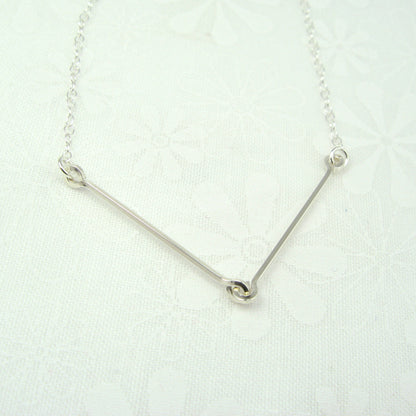 Linked Silver Necklace - Cloverleaf Jewelry