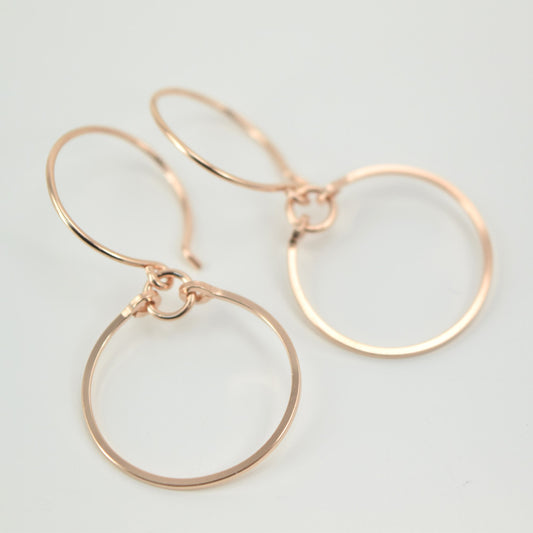 Meridian Rose Gold Earrings