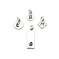 Min-I-nitials Letter Charm - Cloverleaf Jewelry