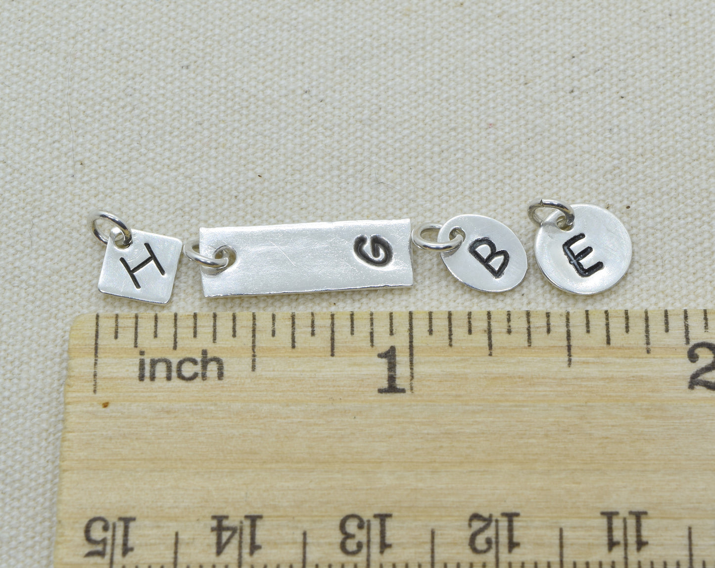 Min-I-nitials Letter Charm - Cloverleaf Jewelry