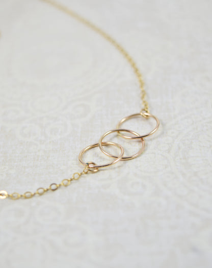 Mystic Gold Necklace - Cloverleaf Jewelry