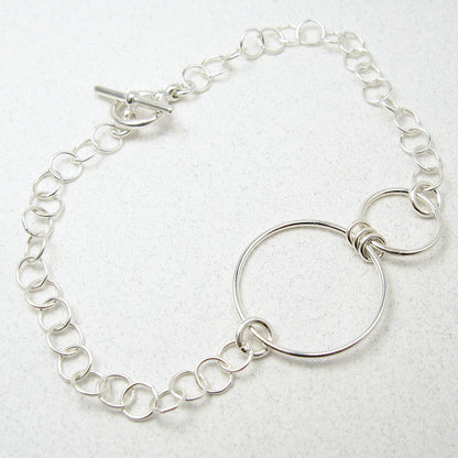 Nexus Silver Bracelet - Cloverleaf Jewelry