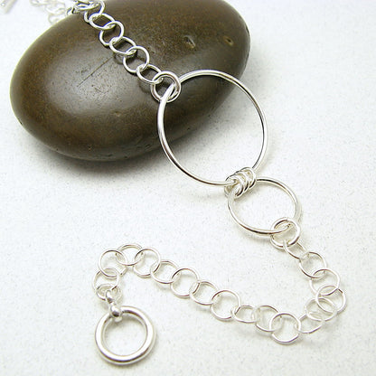 Nexus Silver Bracelet - Cloverleaf Jewelry