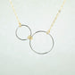 Nexus Gold and Silver Horizontal Necklace