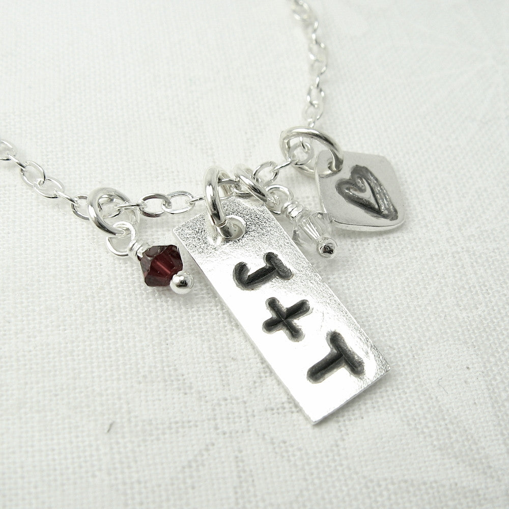 Partners Silver Couples Necklace - Cloverleaf Jewelry