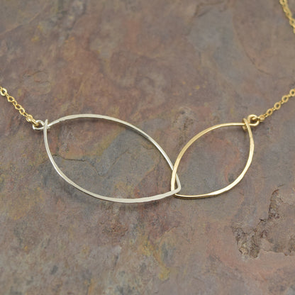 Petals Gold Necklace - Cloverleaf Jewelry