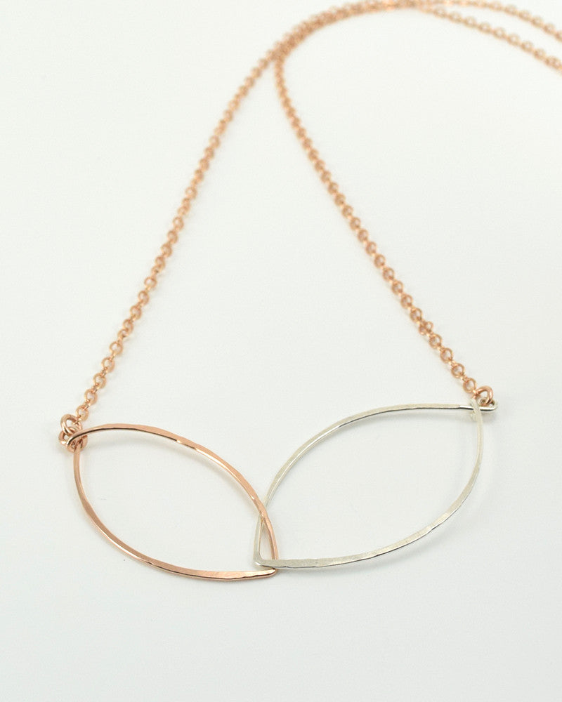 Petals Rose Gold Necklace