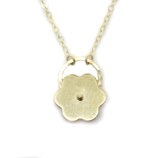 Posy Gold Flower Necklace