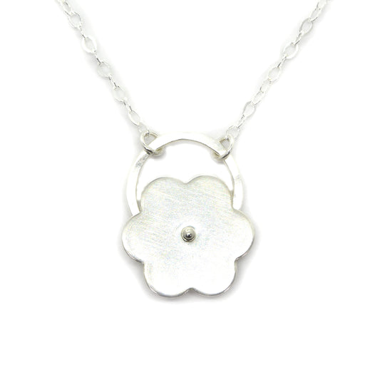 Posy Silver Flower Necklace