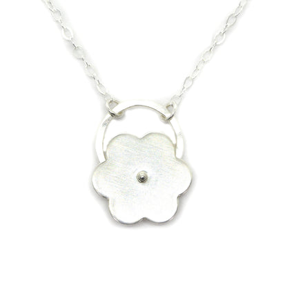 Posy Silver Flower Necklace - Cloverleaf Jewelry