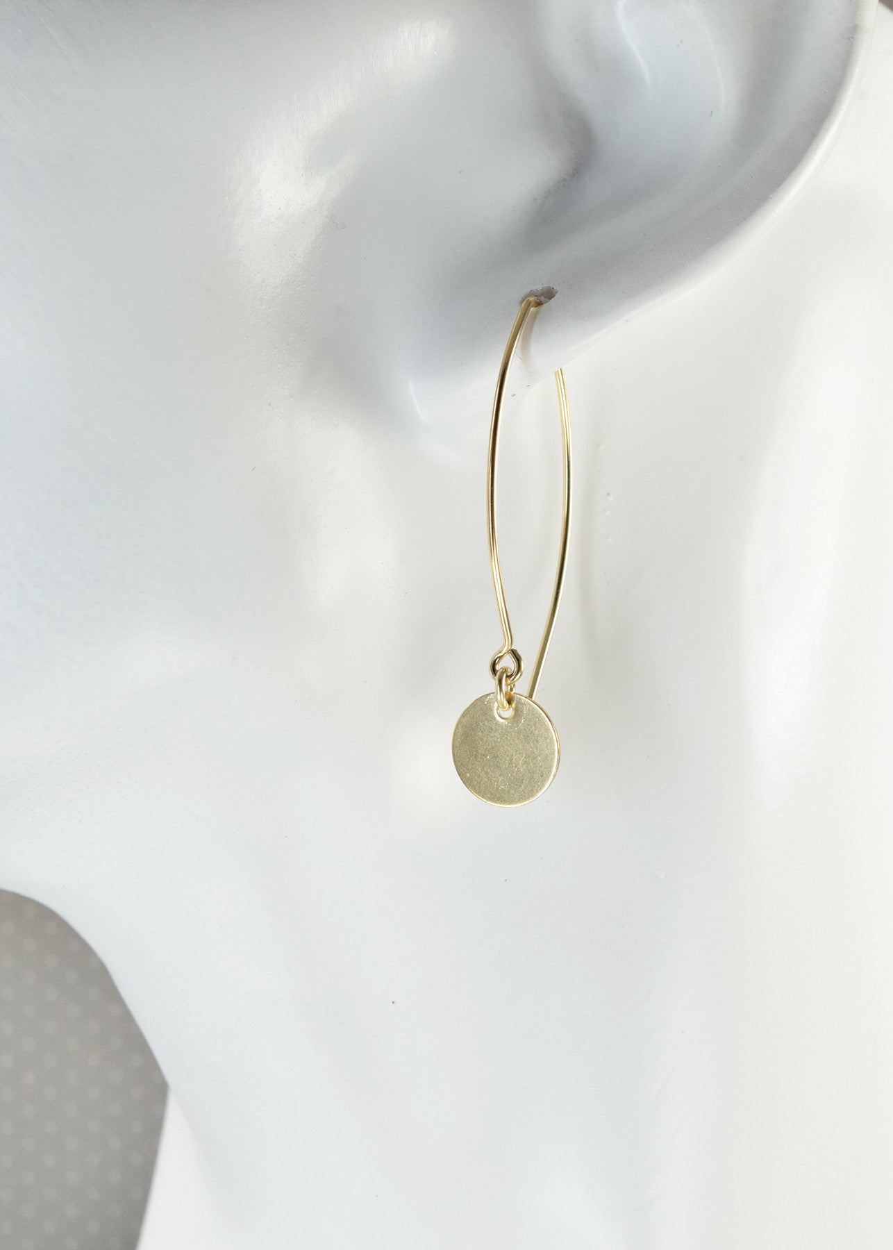 Reflect Gold Dangle Earrings