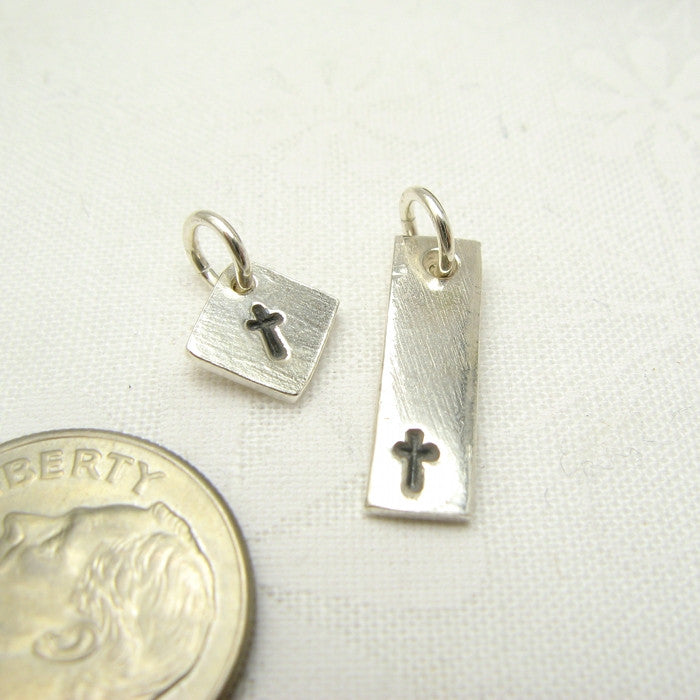 Tiny Cross Charm