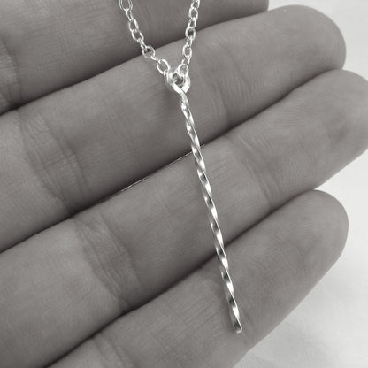Twizzler Silver Necklace - Cloverleaf Jewelry