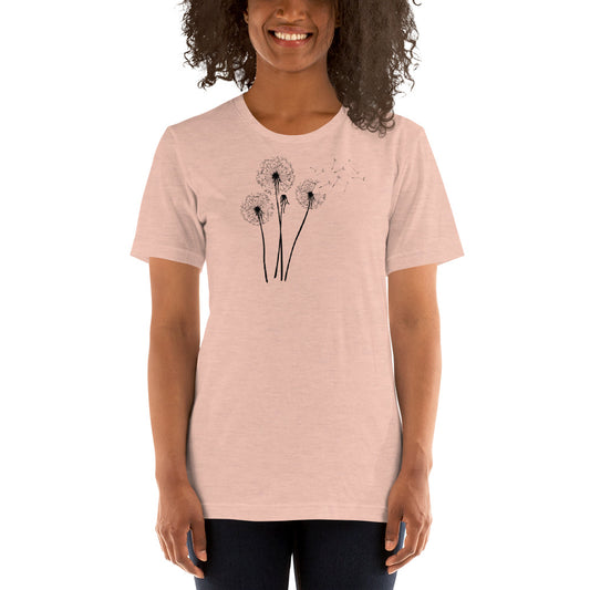 Dandelion Blowing in the Wind Women's T-shirt